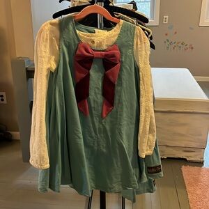 Matilda Jane All Wrapped Up Linen Holiday Dress